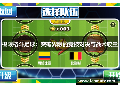 极限格斗足球：突破界限的竞技对决与战术较量